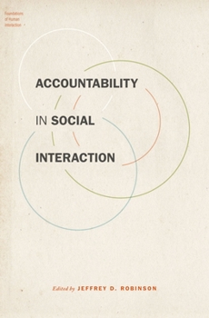 Hardcover Accountability in Social Interaction Book