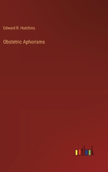 Hardcover Obstetric Aphorisms Book