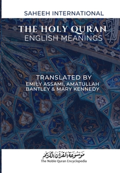Paperback The Holy Quran - English Meanings: Saheeh International Book