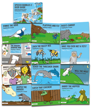 Paperback Speech Bubbles 2 (Picture Books and Guide): Supporting Speech Sound Development in Children Book