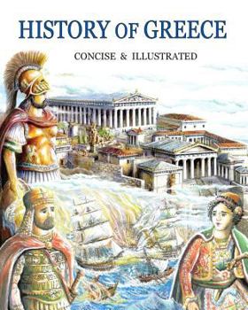 Paperback History of Greece concise and illustrated Book