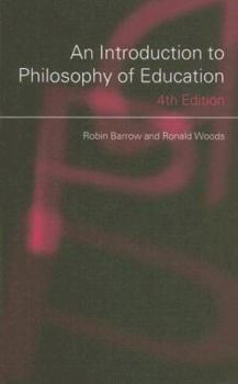 Paperback An Introduction to Philosophy of Education Book