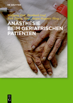 Hardcover Anästhesie Beim Geriatrischen Patienten [German] Book