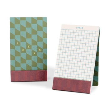 Misc. Geometric Moss Ideas Pocket Pad: A Handy Little Grid-Lined Notepad for Jotting & Plotting Book