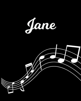 Jane: Sheet Music Note Manuscript Notebook Paper | Personalized Custom First Name Initial J | Musician Composer Instrument Composition Book | 12 ... Guide | Create Compose & Write Creative Songs