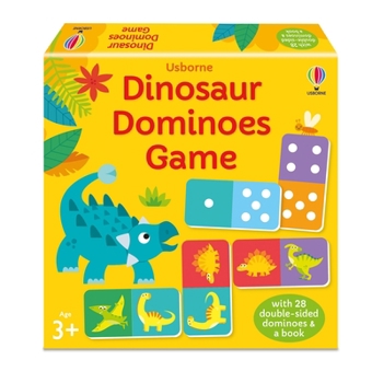 Toy Usborne Dinosaur Dominoes Game Book