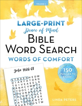 Paperback Peace of Mind Bible Word Search: Words of Comfort Book