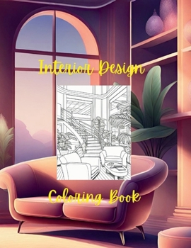 Paperback Interior Design Coloring Book