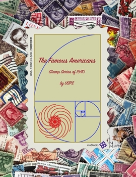 Paperback The Famous Americans Stamp Series of 1940 by USPS Book