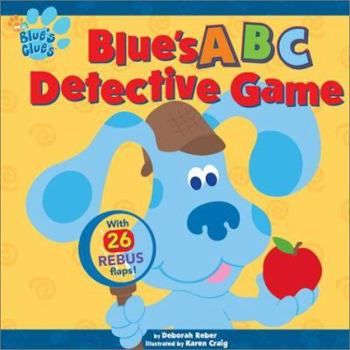 Hardcover Blue's ABC Detective Game Book