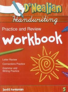 Paperback Dnealian Handwriting 1993 Practice and Review Workbook Grade 5 Book
