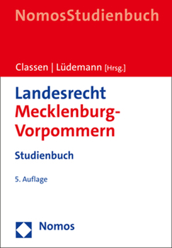 Paperback Landesrecht Mecklenburg-Vorpommern: Studienbuch [German] Book