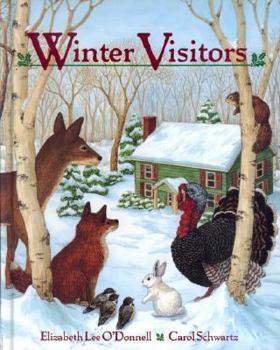 Hardcover Winter Visitors Book