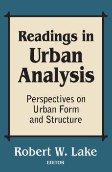 Paperback Readings in Urban Analysis: Perspectives on Urban Form and Structure Book