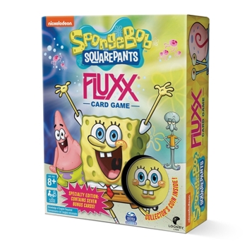Looney Labs Spongebob Fluxx Card Game - Bikini Bottom Adventure with Hilarious Gameplay