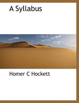 Paperback A Syllabus Book