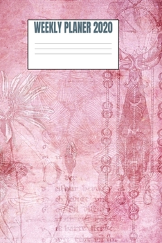 Weekly Planer 2020: Vintage Texture - 6x9 - 53 Pages