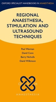 Paperback Regional Anaesthesia, Stimulation, and Ultrasound Techniques Book