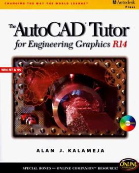 Paperback AutoCAD Tutor for Engineering Graphics R14 Windows [With *] Book
