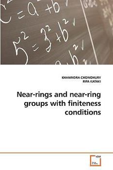 Paperback Near-rings and near-ring groups with finiteness conditions Book