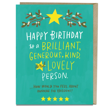 Card: Bday President Bday