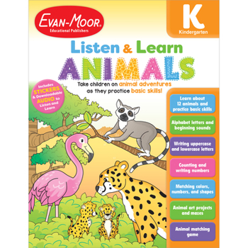 Paperback Listen and Learn: Animals, Grade K Book