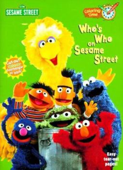 Paperback Who's Who on Sesame Street Book