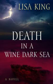 Hardcover Death in a Wine Dark Sea [Large Print] Book