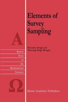 Paperback Elements of Survey Sampling Book