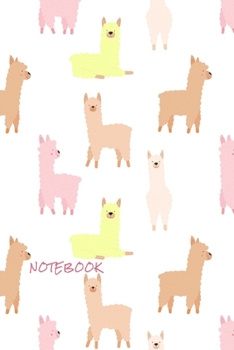 Notebook: Lama Pastel Colours A5 I 120 Pages I Dotgrid Diary I Notebook I Food tutorials I Diet Notebook I Recipe Book I Colorful Gift