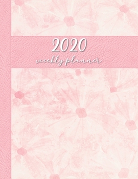 2020 Weekly Planner: January 2020 - January 2021 Dated 13 Month Planner-Butterfly Coloring Pages-Pink Floral