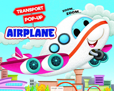 Hardcover Pop-Up Transport: Airplane Book