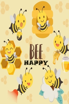 Paperback Bee Happy: Notebooks For Beekeepers Book