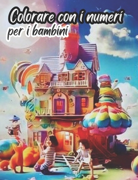 Paperback Colorare con i numeri per i bambini [Italian] Book