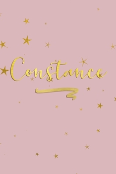 Paperback Constance: Personalized Journal to Write In - Rose Gold Line Journal Book