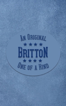Paperback Britton: Personalized Writing Journal for Men Book