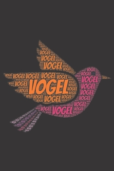 Vogel: Notizblock | Notizbuch | DIN A5, 120 Seiten | Gepunket, dotted, punktkariert, dot grid | Notizen, Termine, Planer, Tagebuch, Organisation | Wortwolke Geschenk (German Edition)