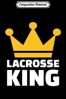 Composition Notebook: Lacrosse King Premium  Journal/Notebook Blank Lined Ruled 6x9 100 Pages
