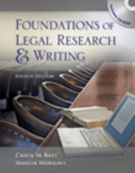 Paperback Foundations of Legal Research and Writing Book