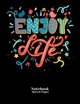 Paperback Notebook Sketch Paper124 pages8.5x11 Book