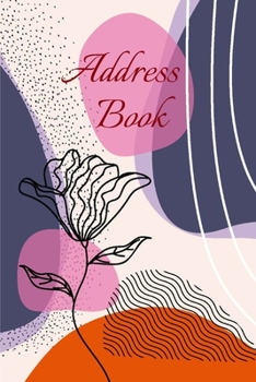 Paperback Address Book: Small Contact Notebook Organizer Address Journal Premium Cover Design Matte finish 6x9 Book
