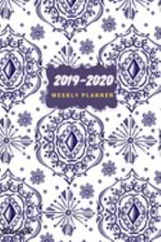 2019-2020 Weekly Planner: October 2019-December 2020 Weekly and Monthly Planner,for kids, teacher, student, women , girls ,men , boys ,special day ... , 100 pages , abstract blue pattern, flowers