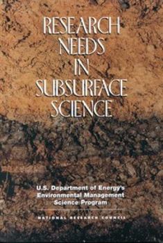 Paperback Research Needs in Subsurface Science Book
