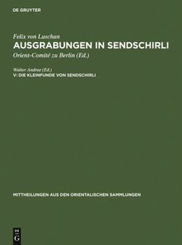 Hardcover Die Kleinfunde von Sendschirli [German] Book