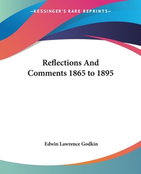 Reflections and Comments 1865-1895