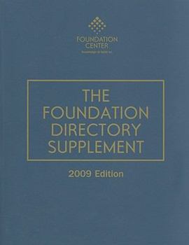 Paperback The Foundation Directory Supplement Book