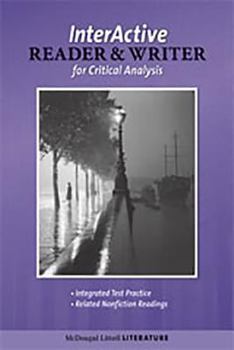 Paperback McDougal Littell Literature: Interactive Reader and Writer for Critical Analysis with Added Value Grade 12 British Literature Book