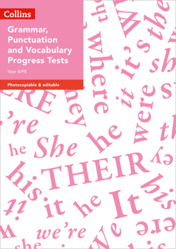 Paperback Year 4/P5 Grammar, Punctuation and Vocabulary Progress Tests Book