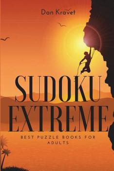 Paperback Sudoku Extreme: Best Puzzle Books For Adults Book