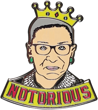 Misc. Supplies Notorious Rbg Hard Enamel Pin Book
